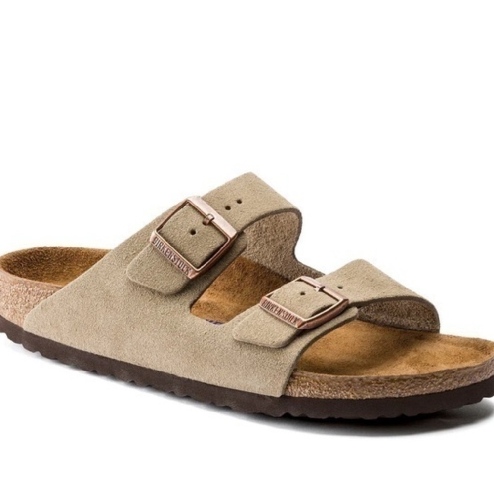 LIKE NEW! ▶️ BIRKENSTOCK ◀️ ARIZONA SOFT FOOTBED TAUPE SUEDE SFB 43 Men’s 10